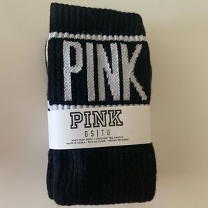 Pink knee high socks (2 pack)